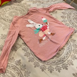 Girls pink long sleeve tee